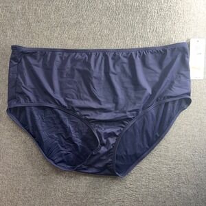 Anne Cole Signature Navy Blue High Waist Bikini Swim Bottom 22W 17PB32101